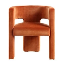 Greenwich Rust Velvet Dining Chair 15 Greenwich Rust Velvet Dining Chair -Entreprise Cc Shop DCH 2159 RUST VEL WB1