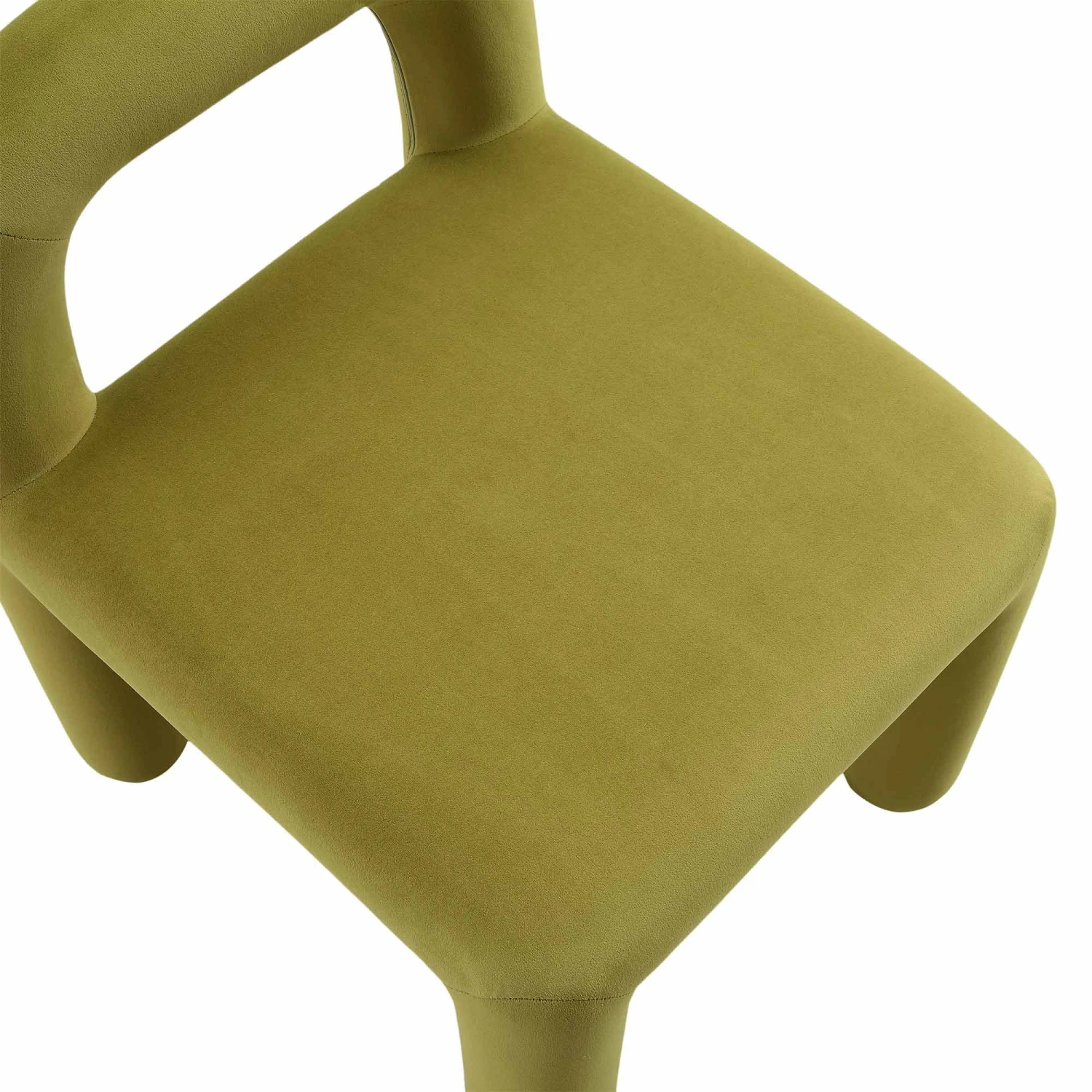 Libby Olive Green Velvet Dining Chair 10 Libby Olive Green Velvet Dining Chair - Image 8