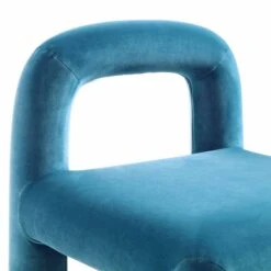Libby Air Force Blue Velvet Dining Chair 23 Libby Air Force Blue Velvet Dining Chair -Entreprise Cc Shop DCH 2160 PETROL VEL detail2