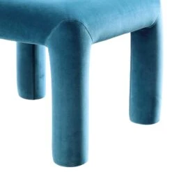 Libby Air Force Blue Velvet Dining Chair 24 Libby Air Force Blue Velvet Dining Chair -Entreprise Cc Shop DCH 2160 PETROL VEL detail3