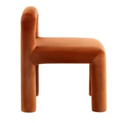 Libby Rust Velvet Dining Chair -Entreprise Cc Shop DCH 2160 RUST VEL WB3