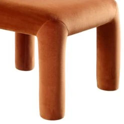 Libby Rust Velvet Dining Chair -Entreprise Cc Shop DCH 2160 RUST VEL detail3