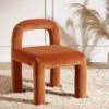 Libby Rust Velvet Dining Chair 1 Libby Rust Velvet Dining Chair -Entreprise Cc Shop DCH 2160 RUST VEL main