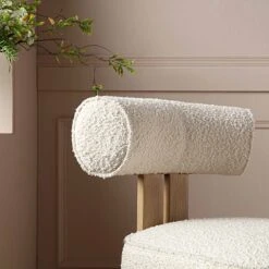 Ophelia Ecru Boucle Dining Chair -Entreprise Cc Shop DCH 2187 ECRU BOU scene2