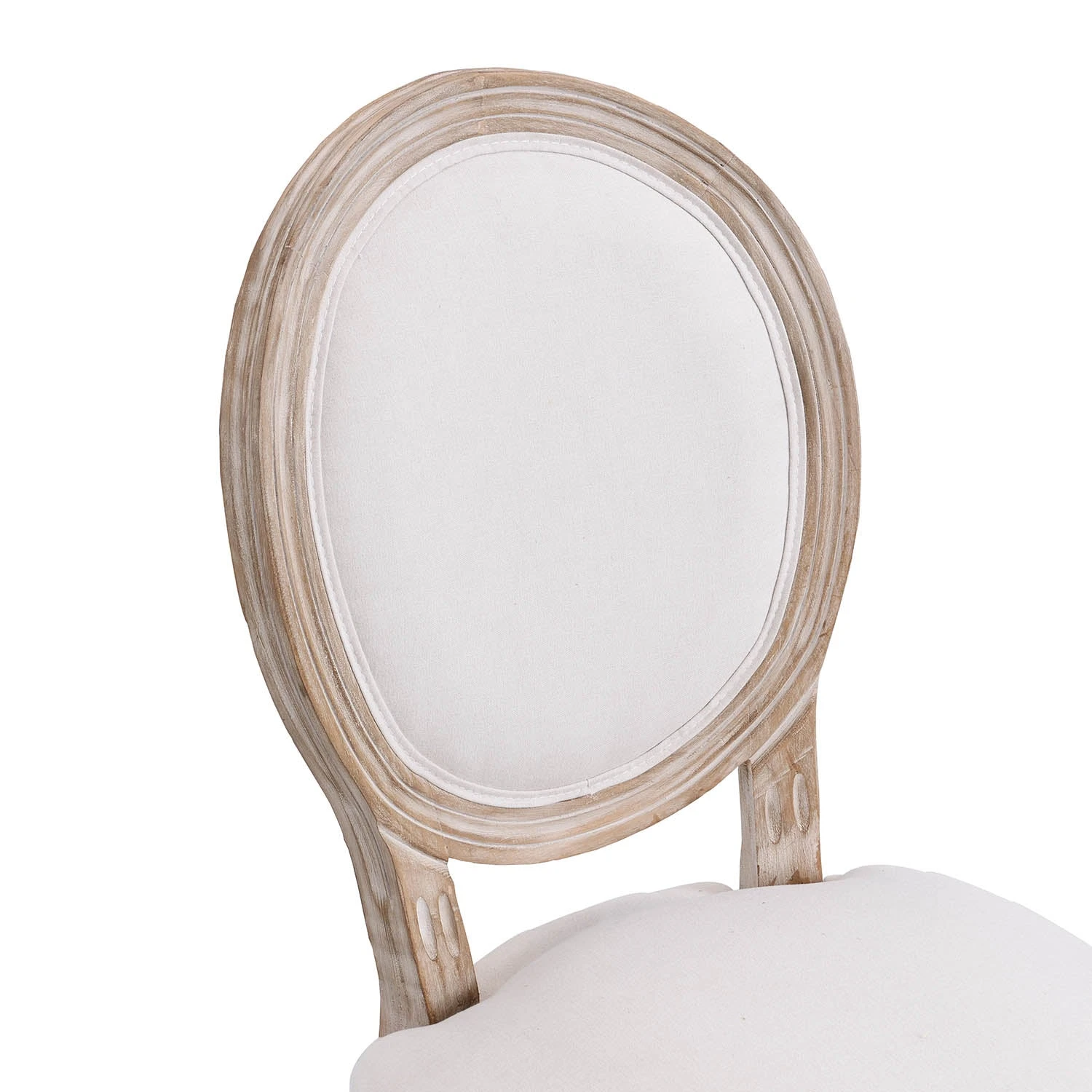 Lainston Set Of 2 Classic Limewashed Wooden Dining Chairs, Beige 10 Lainston Set Of 2 Classic Limewashed Wooden Dining Chairs, Beige - Image 8