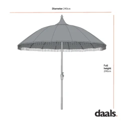 Hacienda 2.4M Sage Green Beaded Carousel Garden Parasol With Fringe Tassels And Aluminium Tilt 15 Hacienda 2.4M Sage Green Beaded Carousel Garden Parasol With Fringe Tassels And Aluminium Tilt -Entreprise Cc Shop Dimensional Drawings APR 2023 HACIENDAPARASOL 61d495cf c642 466b 9a04 d14ebad83f01