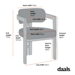 Stanford Curved Oak Frame Upholstered Chair, Moss Green Velvet Black Frame -Entreprise Cc Shop Dimensional Drawings APR 2023 XN DCH 727 3f99535a fabb 41f5 bd5c 3aaf4139b135