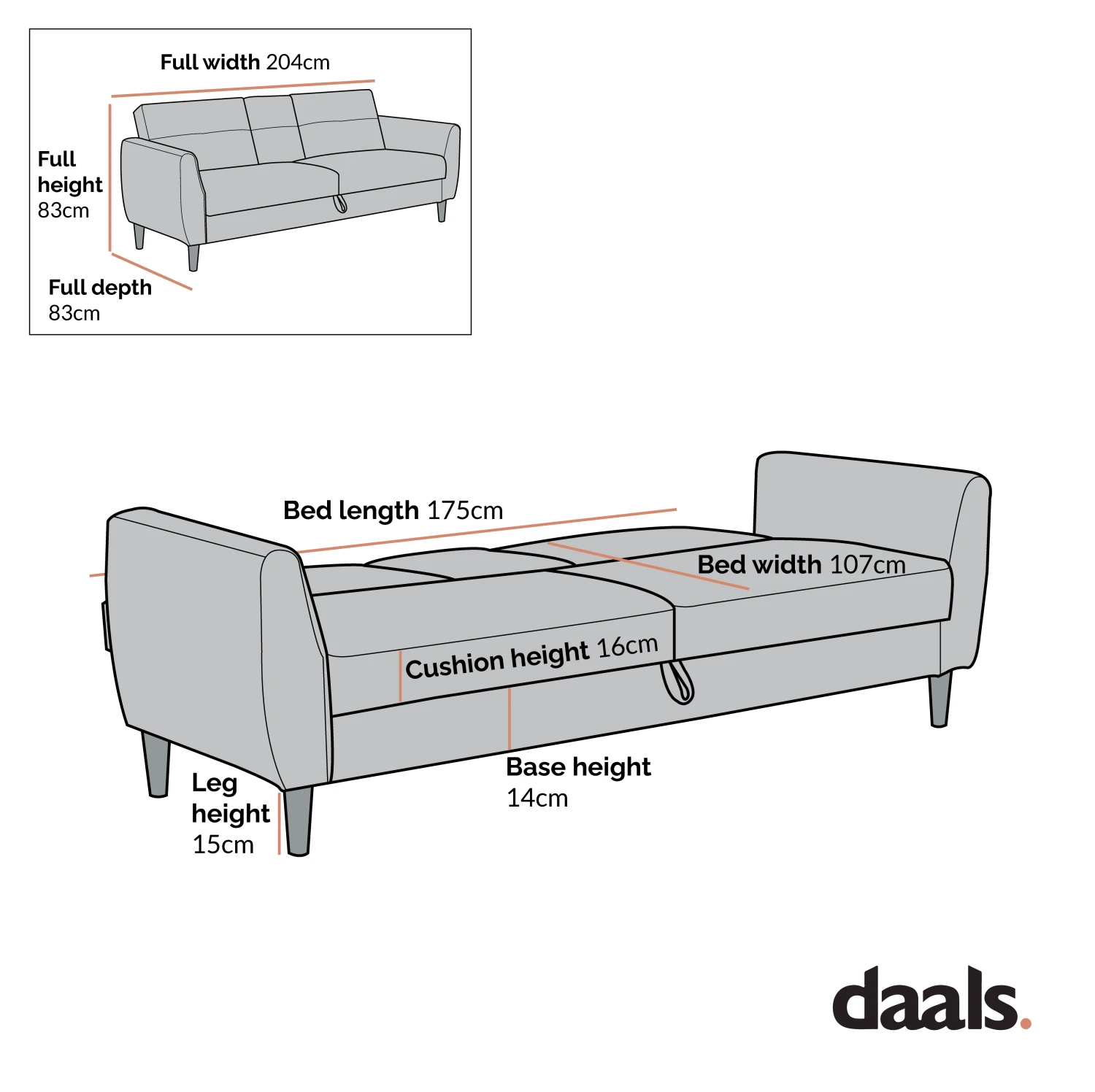 Latimer Grey Faux Leather 3-Seater Storage Sofa Bed 12 Latimer Grey Faux Leather 3-Seater Storage Sofa Bed - Image 10
