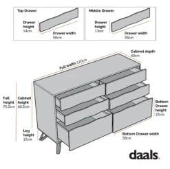 Weston Oak Effect 6 Drawer Chest Of Drawers 20 Weston Oak Effect 6 Drawer Chest Of Drawers -Entreprise Cc Shop Dimensional Drawings JUNE 2022 BSD 080