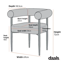 Fulbourn Taupe Boucle Dining Chair With Natural Wood Effect Legs -Entreprise Cc Shop Dimensional Drawings June 2023 DCH 2162 f39b935c a623 490e b25a 4cd5290d476c