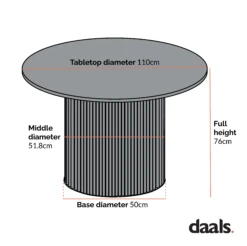 Maru Round Oak Pedestal Dining Table, Silver Oak -Entreprise Cc Shop Dimensional Drawings MAY 2023 BSD 134 1 0f519895 fe35 47c4 a2a1 5f69dae89e66 1