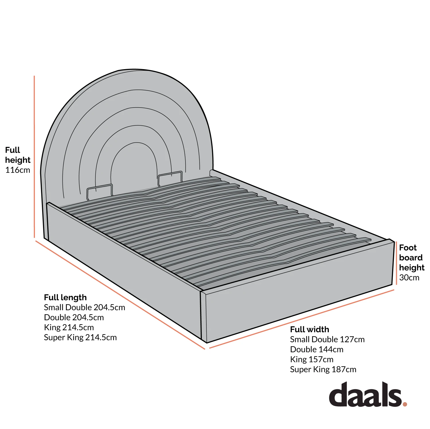 Archer Taupe Boucle Ottoman Storage Bed 8 Archer Taupe Boucle Ottoman Storage Bed - Image 6