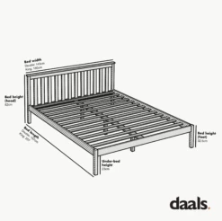 Linnelle Solid Wood Bed Frame In Grey 13 Linnelle Solid Wood Bed Frame In Grey -Entreprise Cc Shop Dimensional Drawings Mar 2023 JIN 02