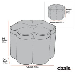 Pollie Orange Velvet Storage Stool -Entreprise Cc Shop Dimensional Drawings Mar 2023 pouf 291 c5da31ac 5950 4406 b9f1 934a09b0c82d