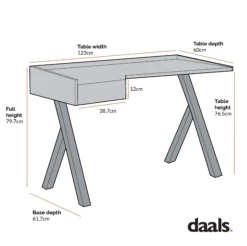 Lytton 1-Drawer Oak Effect Desk With Angled Desk Top 19 Lytton 1-Drawer Oak Effect Desk With Angled Desk Top -Entreprise Cc Shop Dimensional Drawings JIN 18copy2