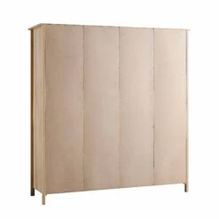 Frances Rattan 4-Door Wardrobe With 2 Drawers, Natural 21 Frances Rattan 4-Door Wardrobe With 2 Drawers, Natural -Entreprise Cc Shop FT WARD 04 NAT WB5