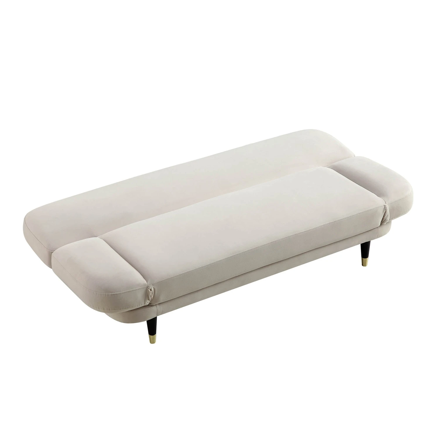 Solna 2-Seater Sofa Bed, Champagne Velvet 14 Solna 2-Seater Sofa Bed, Champagne Velvet - Image 12
