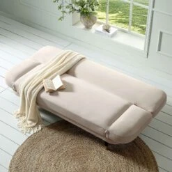 Solna 2-Seater Sofa Bed, Champagne Velvet 21 Solna 2-Seater Sofa Bed, Champagne Velvet -Entreprise Cc Shop GCSF 2277 CHAMP VEL scene2