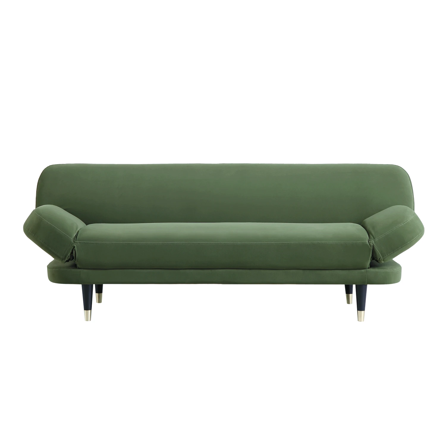 Solna 2-Seater Sofa Bed, Moss Green Velvet 5 Solna 2-Seater Sofa Bed, Moss Green Velvet - Image 4