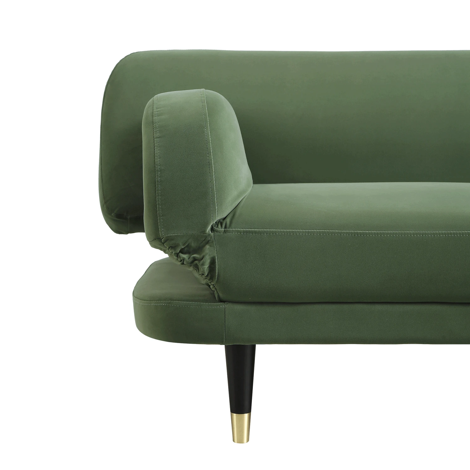 Solna 2-Seater Sofa Bed, Moss Green Velvet 7 Solna 2-Seater Sofa Bed, Moss Green Velvet - Image 6