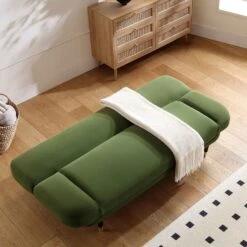 Solna 2-Seater Sofa Bed, Moss Green Velvet 20 Solna 2-Seater Sofa Bed, Moss Green Velvet -Entreprise Cc Shop GCSF 2277 MOSS VEL scene3