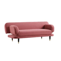 Solna 2-Seater Sofa Bed, Dusty Rose Velvet 22 Solna 2-Seater Sofa Bed, Dusty Rose Velvet -Entreprise Cc Shop GCSF 2277 PINK VEL GIF1