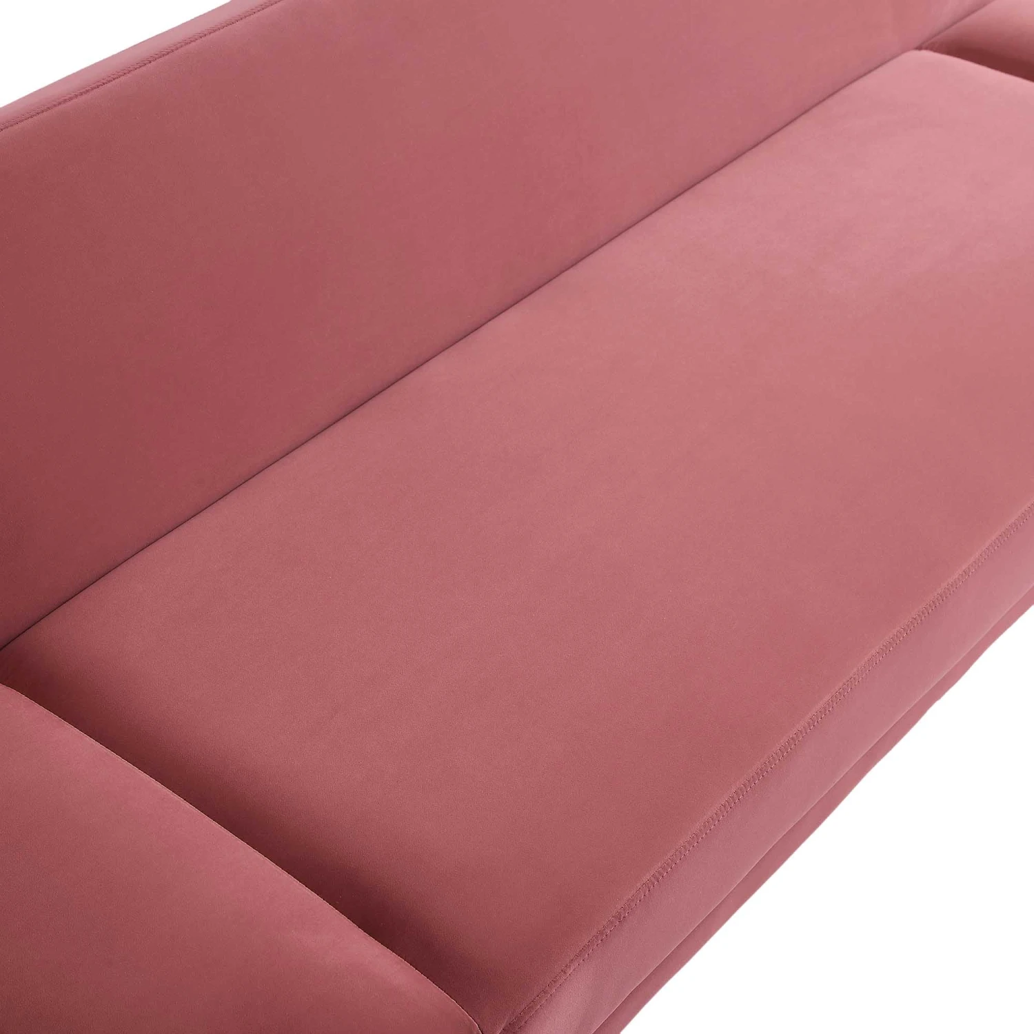 Solna 2-Seater Sofa Bed, Dusty Rose Velvet 17 Solna 2-Seater Sofa Bed, Dusty Rose Velvet - Image 15