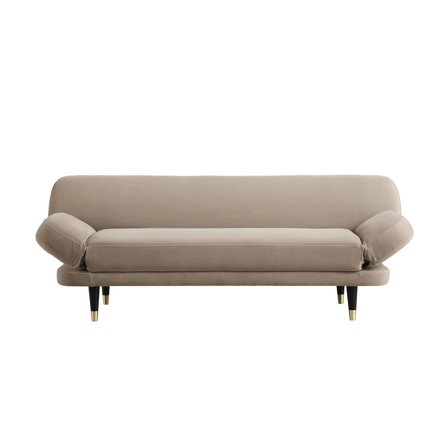Solna 2-Seater Sofa Bed, Mink Velvet 6 Solna 2-Seater Sofa Bed, Mink Velvet - Image 4