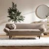 Solna 2-Seater Sofa Bed, Mink Velvet -Entreprise Cc Shop GCSF 2277 TAUPE VEL scene2