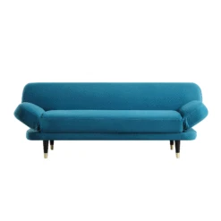 Solna 2-Seater Sofa Bed, Teal Velvet -Entreprise Cc Shop GCSF 2277 TEAL VEL GIF1