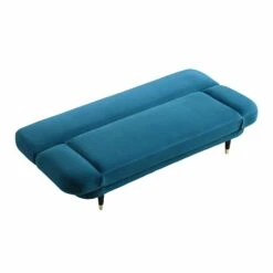 Solna 2-Seater Sofa Bed, Teal Velvet -Entreprise Cc Shop GCSF 2277 TEAL VEL WB3