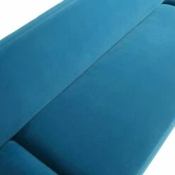Solna 2-Seater Sofa Bed, Teal Velvet -Entreprise Cc Shop GCSF 2277 TEAL VEL detail1
