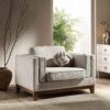 Dipley Oatmeal Fabric Sofa, 1-Seater 1 Dipley Oatmeal Fabric Sofa, 1-Seater -Entreprise Cc Shop GCSF 2339 OAT WOV 1ST main