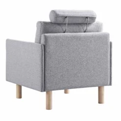 Timber Grey Marl Fabric Armchair 21 Timber Grey Marl Fabric Armchair -Entreprise Cc Shop GCSF 2348 GREY FAB 1ST WB5