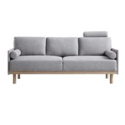 Timber Grey Marl Fabric Sofa, 3-Seater 20 Timber Grey Marl Fabric Sofa, 3-Seater -Entreprise Cc Shop GCSF 2348 GREY FAB 3ST WB1