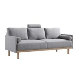 Timber Grey Marl Fabric Sofa, 3-Seater 23 Timber Grey Marl Fabric Sofa, 3-Seater -Entreprise Cc Shop GCSF 2348 GREY FAB 3ST WB3