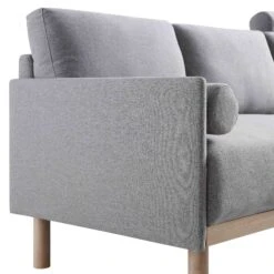 Timber Grey Marl Fabric Sofa, 3-Seater 28 Timber Grey Marl Fabric Sofa, 3-Seater -Entreprise Cc Shop GCSF 2348 GREY FAB 3ST detail1