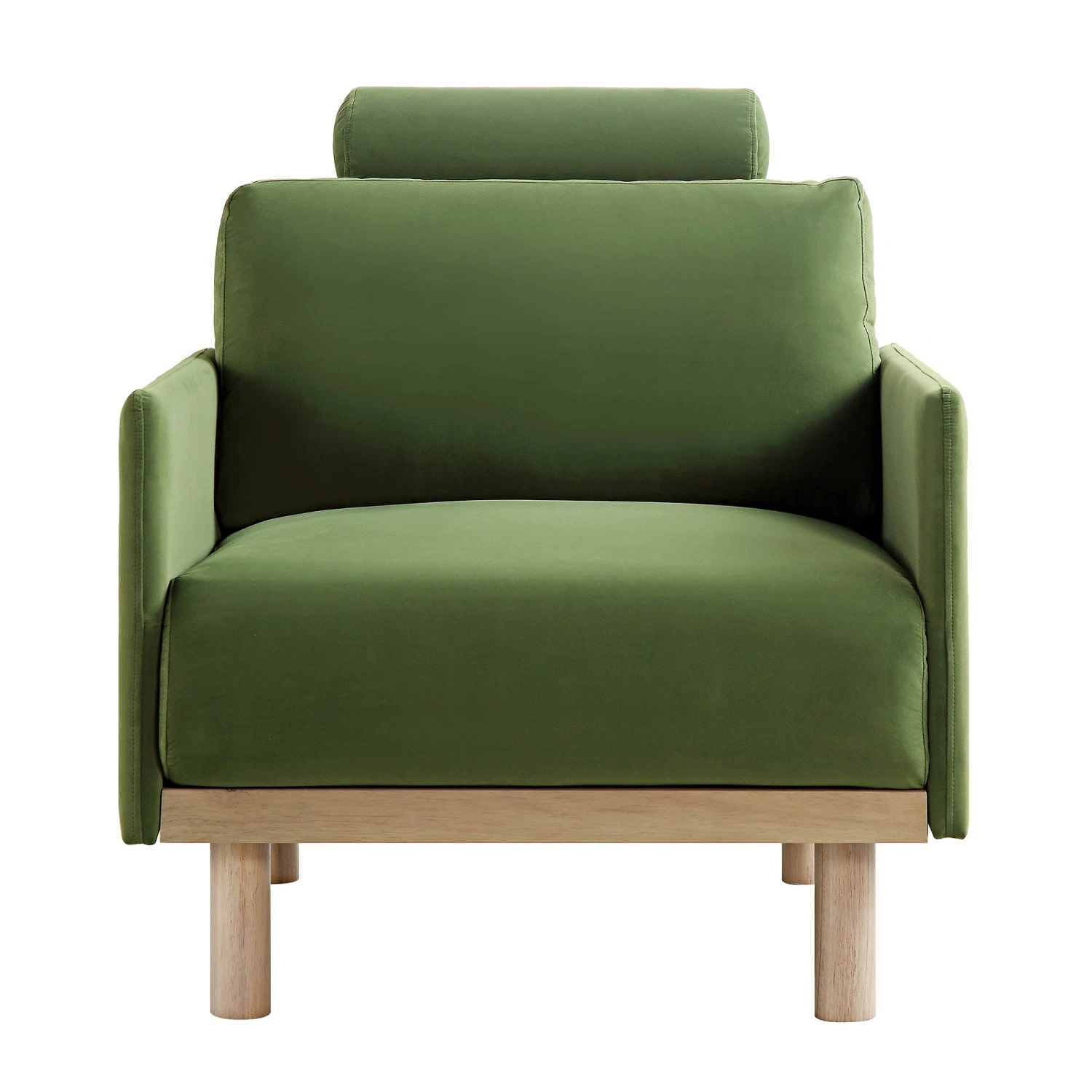 Timber Fern Green Velvet Armchair 9 Timber Fern Green Velvet Armchair - Image 7