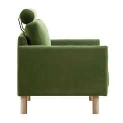 Timber Fern Green Velvet Armchair 21 Timber Fern Green Velvet Armchair -Entreprise Cc Shop GCSF 2348 MOSS VEL 1ST WB4