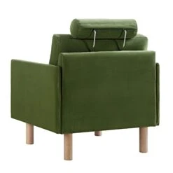 Timber Fern Green Velvet Armchair 22 Timber Fern Green Velvet Armchair -Entreprise Cc Shop GCSF 2348 MOSS VEL 1ST WB5