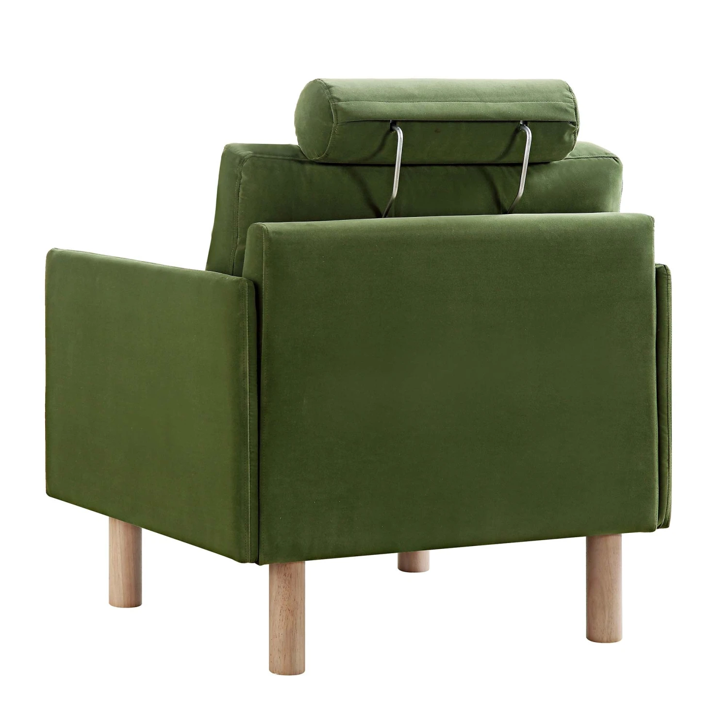 Timber Fern Green Velvet Armchair 11 Timber Fern Green Velvet Armchair - Image 9
