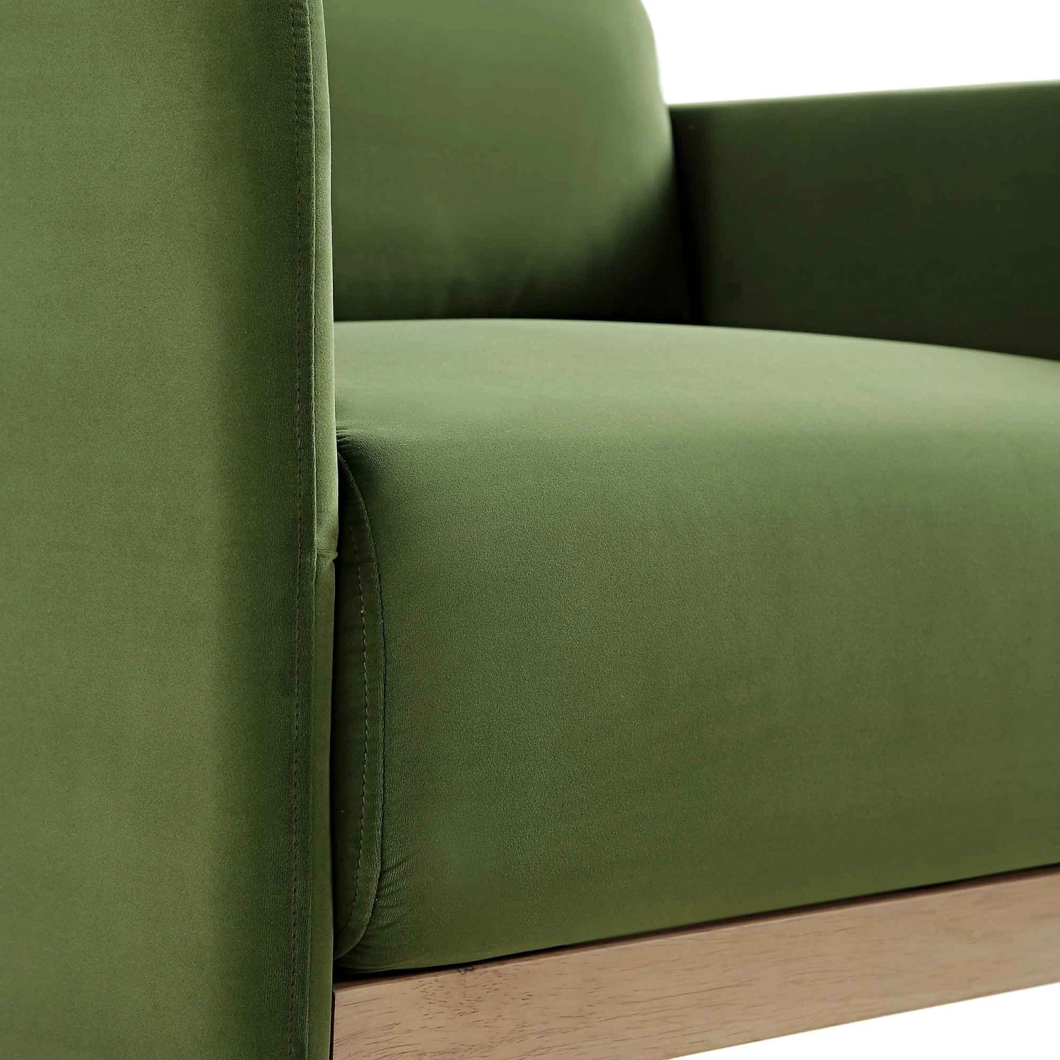Timber Fern Green Velvet Armchair 13 Timber Fern Green Velvet Armchair - Image 11