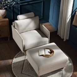 Timber Oatmeal Fabric Armchair -Entreprise Cc Shop GCSF 2348 OAT FAB 1ST scene3