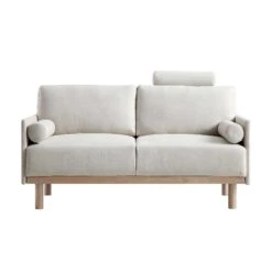 Timber Oatmeal Fabric Sofa, 2-Seater -Entreprise Cc Shop GCSF 2348 OAT FAB 2ST WB2