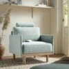 Timber Sage Green Fabric Armchair 2 Timber Sage Green Fabric Armchair -Entreprise Cc Shop GCSF 2348 SAGE FAB 1ST main