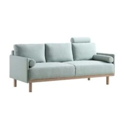 Timber Sage Green Fabric Sofa, 3-Seater 21 Timber Sage Green Fabric Sofa, 3-Seater -Entreprise Cc Shop GCSF 2348 SAGE FAB 3ST WB2