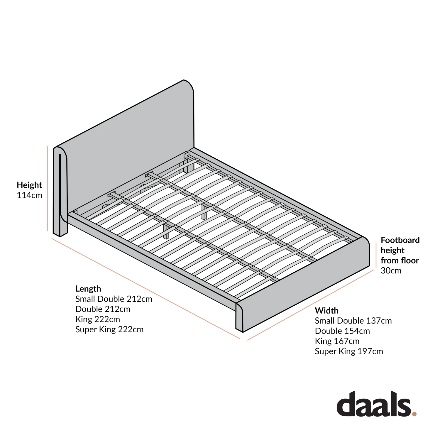 Hampstead Ecru Boucle Curved Bed 7 Hampstead Ecru Boucle Curved Bed - Image 5