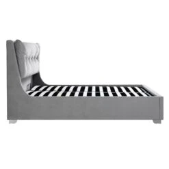 Hadley Grey Velvet Ottoman Storage Bed -Entreprise Cc Shop JAH 010 GREYVEL WB5