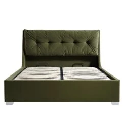 Hadley Moss Green Velvet Ottoman Storage Bed -Entreprise Cc Shop JAH 010 MOSS VEL WB1