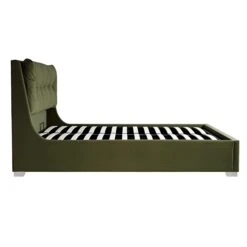 Hadley Moss Green Velvet Ottoman Storage Bed -Entreprise Cc Shop JAH 010 MOSS VEL WB4